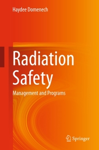 Cover image: Radiation Safety 9783319426693
