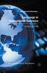 Imagen de portada: Language in International Business 9783319427447