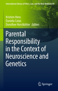 Imagen de portada: Parental Responsibility in the Context of Neuroscience and Genetics 9783319428321