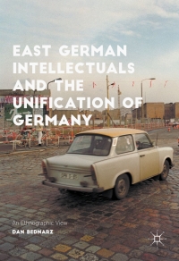 Cover image: East German Intellectuals and the Unification of Germany 9783319429502