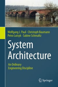 Imagen de portada: System Architecture 9783319430645