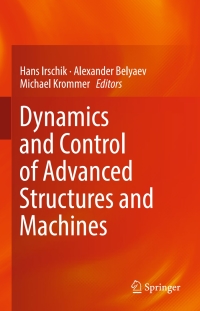 Cover image: Dynamics and Control of Advanced Structures and Machines 9783319430799