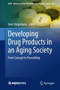 Cover image: Developing Drug Products in an Aging Society 9783319430973