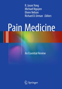 Imagen de portada: Pain Medicine 9783319431314