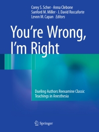 表紙画像: You’re Wrong, I’m Right 9783319431673