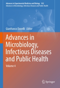 Imagen de portada: Advances in Microbiology, Infectious Diseases and Public Health 9783319432069