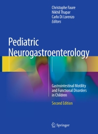 Cover image: Pediatric Neurogastroenterology 2nd edition 9783319432663
