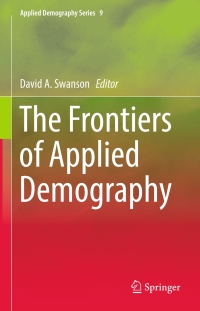 Cover image: The Frontiers of Applied Demography 9783319433271