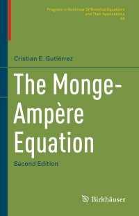 Cover image: The Monge-Ampère Equation 2nd edition 9783319433721