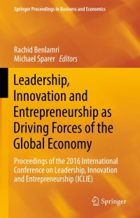 Cover image: Leadership, Innovation and Entrepreneurship as Driving Forces of the Global Economy 9783319434339