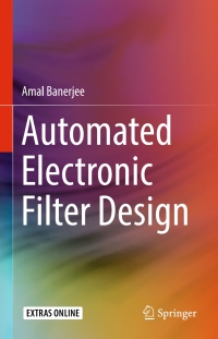 Cover image: Automated Electronic Filter Design 9783319434698