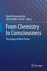 Cover image: From Chemistry to Consciousness 9783319435725
