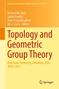 Cover image: Topology and Geometric Group Theory 9783319436739