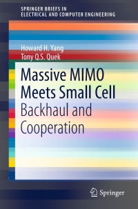 Cover image: Massive MIMO Meets Small Cell 9783319437132