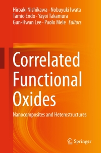 Cover image: Correlated Functional Oxides 9783319437774