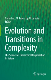 Omslagafbeelding: Evolution and Transitions in Complexity 9783319438016