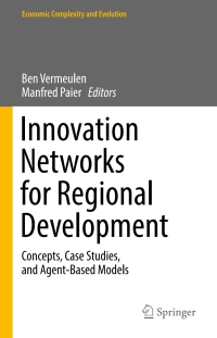 Cover image: Innovation Networks for Regional Development 9783319439396