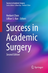 Titelbild: Success in Academic Surgery 2nd edition 9783319439518