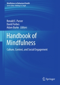 Imagen de portada: Handbook of Mindfulness 9783319440170