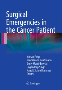 Cover image: Surgical Emergencies in the Cancer Patient 9783319440231