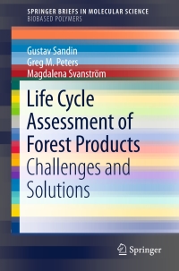 Omslagafbeelding: Life Cycle Assessment of Forest Products 9783319440262