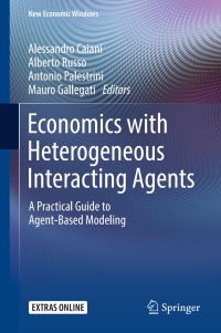 Cover image: Economics with Heterogeneous Interacting Agents 9783319440569
