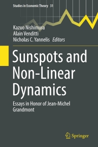 Cover image: Sunspots and Non-Linear Dynamics 9783319440743