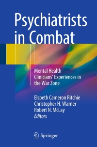 Imagen de portada: Psychiatrists in Combat 9783319441160