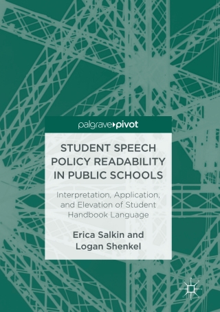 Imagen de portada: Student Speech Policy Readability in Public Schools 9783319441313