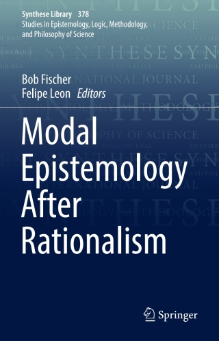 Titelbild: Modal Epistemology After Rationalism 9783319443072