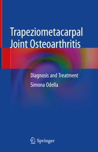 صورة الغلاف: Trapeziometacarpal Joint Osteoarthritis 9783319443348