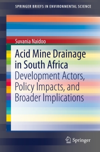 صورة الغلاف: Acid Mine Drainage in South Africa 9783319444345