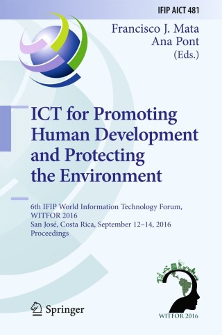 Cover image: ICT for Promoting Human Development and Protecting the Environment 9783319444468