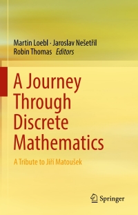 Imagen de portada: A Journey Through Discrete Mathematics 9783319444789