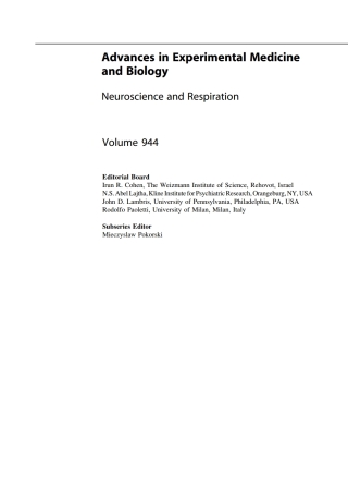 Cover image: Respiratory Treatment and Prevention 9783319444871