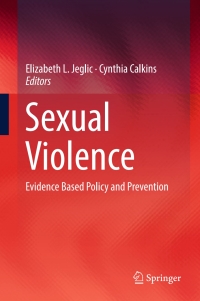 Immagine di copertina: Sexual Violence 9783319445021