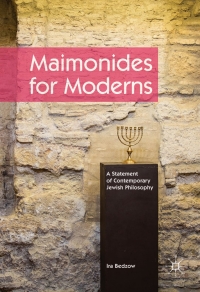 Cover image: Maimonides for Moderns 9783319445724