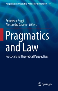 Cover image: Pragmatics and Law 9783319445991