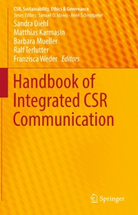 Imagen de portada: Handbook of Integrated CSR Communication 9783319446981