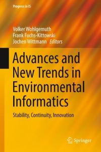 Imagen de portada: Advances and New Trends in Environmental Informatics 9783319447100