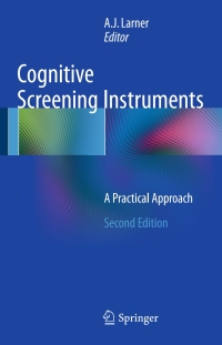 Cover image: Cognitive Screening Instruments 2nd edition 9783319447742