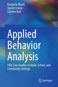 Cover image: Applied Behavior Analysis 9783319447926