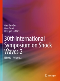Titelbild: 30th International Symposium on Shock Waves 2 9783319448640