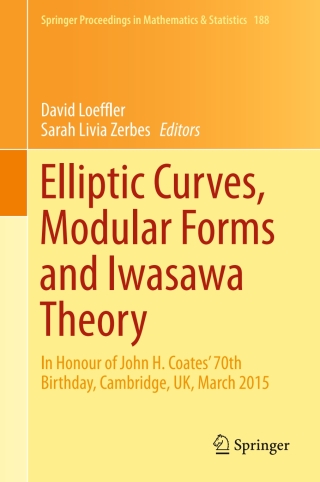 Imagen de portada: Elliptic Curves, Modular Forms and Iwasawa Theory 9783319450315