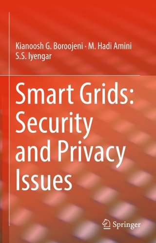 Cover image: Smart Grids: Security and Privacy Issues 9783319450490