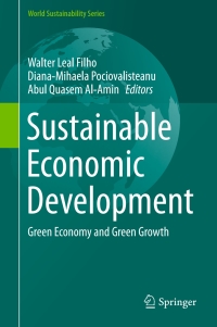Cover image: Sustainable Economic Development 9783319450797