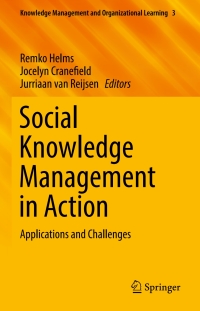 Imagen de portada: Social Knowledge Management in Action 9783319451312