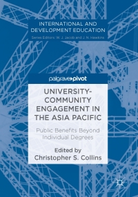 Titelbild: University-Community Engagement in the Asia Pacific 9783319452210