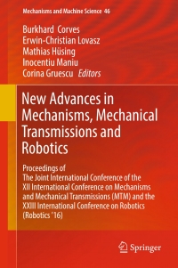 Cover image: New Advances in Mechanisms, Mechanical Transmissions and Robotics 9783319454498
