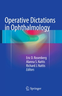Titelbild: Operative Dictations in Ophthalmology 9783319454948